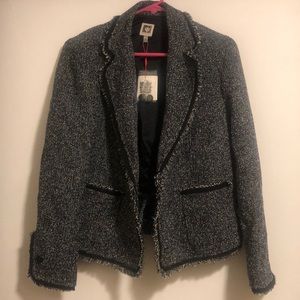 Anne Klein Fringed Blazer Sz 12
